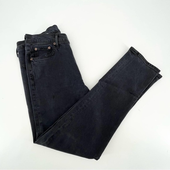 Agolde Women's Straight Leg Jeans - Dark Gray - Picture 7 of 16